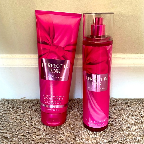 Other - Perfect in Pink Body Cream and Fragrance Mist Set
